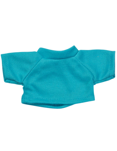 Türkiser, kurzer T-Shirt-Stil Pullover für Kinder.