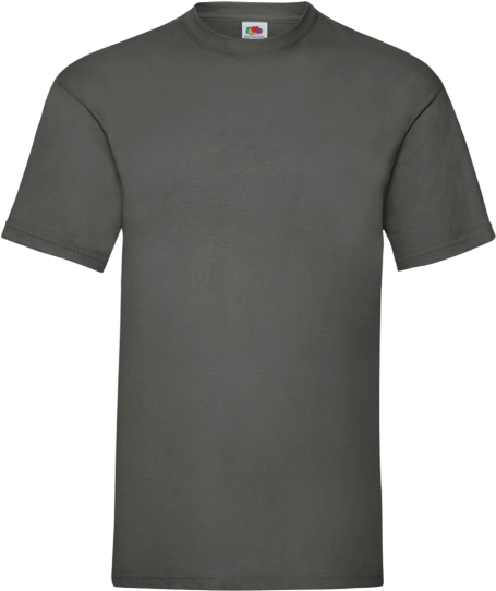 Grünes T-Shirt mit Rundhalsausschnitt und kurzen Ärmeln.